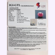 3.88 Carat Natural New Burma Ruby with Govt Lab Certificate